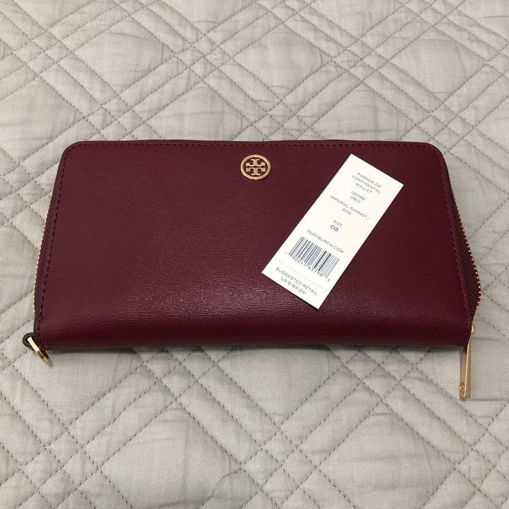 Tory Burch Parker Zip Continental Wallet NWT